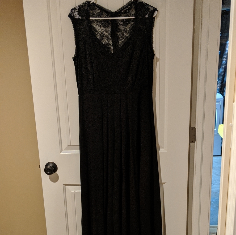 Black bridesmaid dress